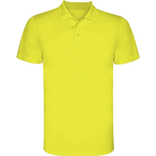 Roly Heren monzha poloshirt met korte mouwen UTPF4298_fluorescentyellow large