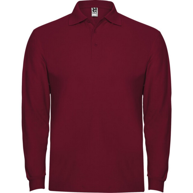Roly Heren estrella poloshirt met lange mouwen UTPF4296_garnet large