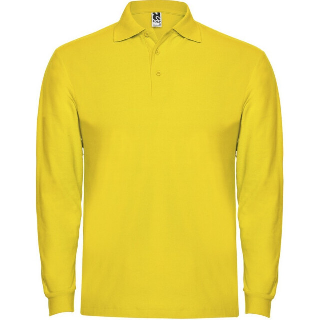 Roly Heren estrella poloshirt met lange mouwen UTPF4296_yellow large