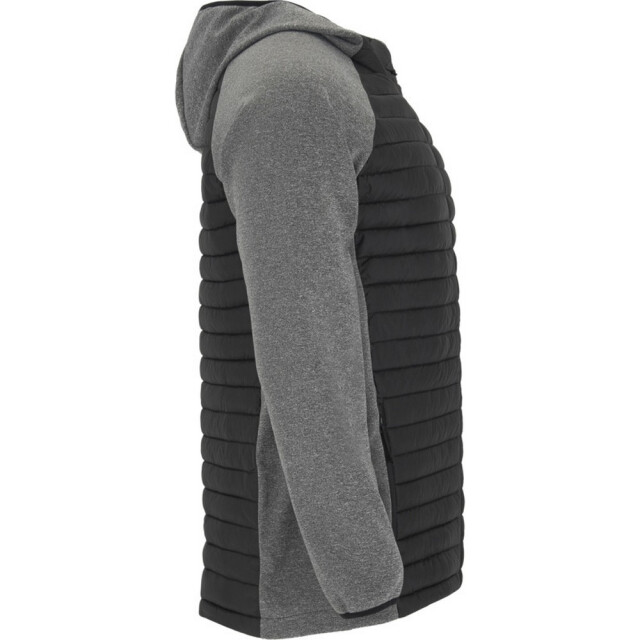 Roly Unisex minsk geïsoleerde gewatteerde jas voor volwassenen UTPF4272_solidblackblackheather large