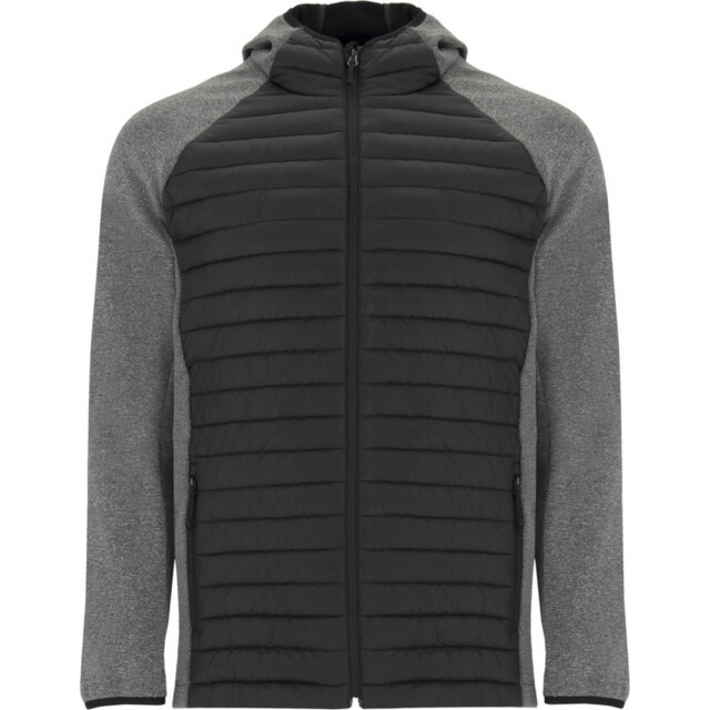 Roly Unisex minsk geïsoleerde gewatteerde jas voor volwassenen UTPF4272_solidblackblackheather large