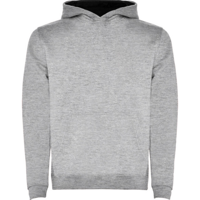 Roly Kinder/kinder urban trekkoord hoodie UTPF4229_greymarlsolidblack large