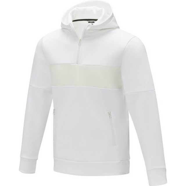 Elevate Life Heren sayan half zip hoodie UTPF4096_white large