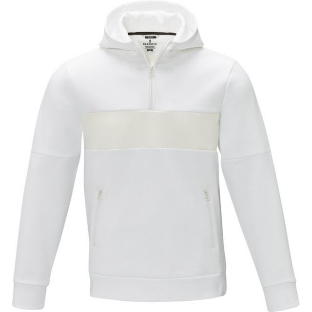 Elevate Life Heren sayan half zip hoodie UTPF4096_white large