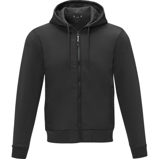 Elevate Life Heren darnell full zip hoodie UTPF4084_solidblack large