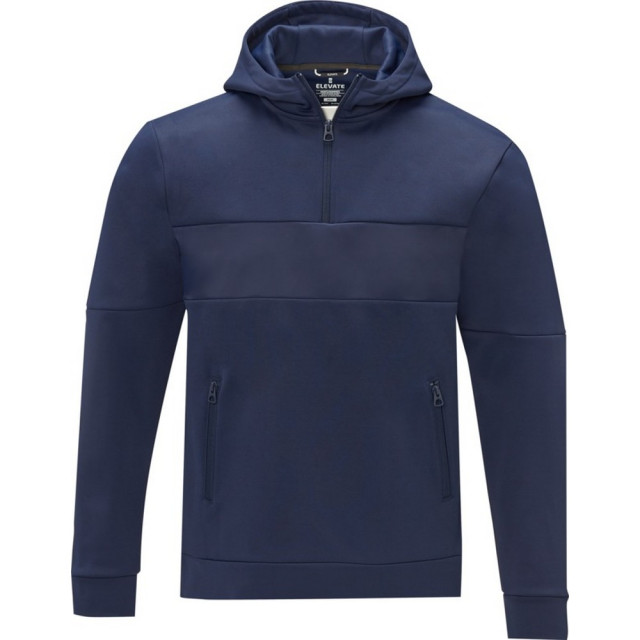 Elevate Life Heren sayan half zip hoodie UTPF4096_navy large