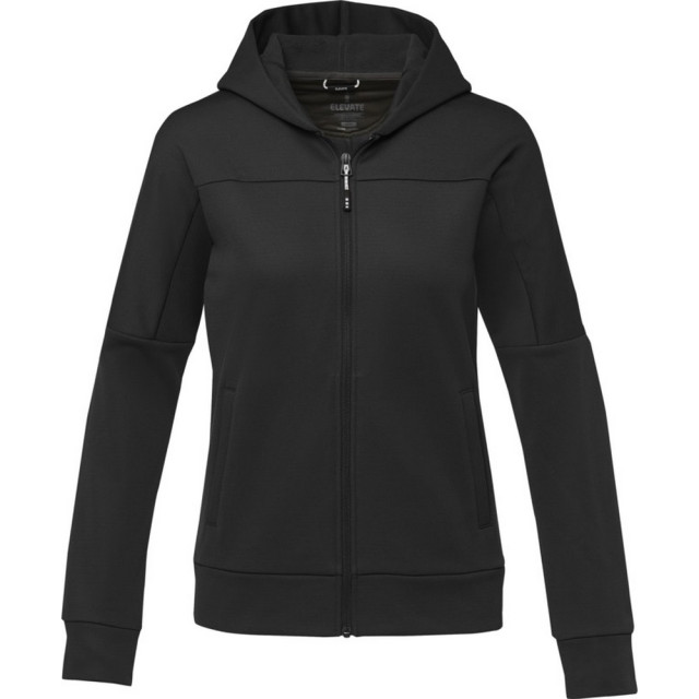 Elevate Life Dames nubia gebreide jas met volledige rits UTPF4085_solidblack large