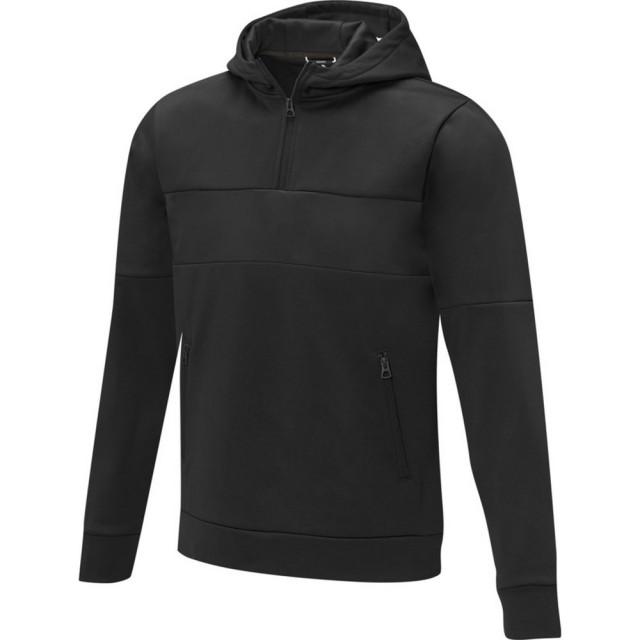 Elevate Life Heren sayan half zip hoodie UTPF4096_solidblack large