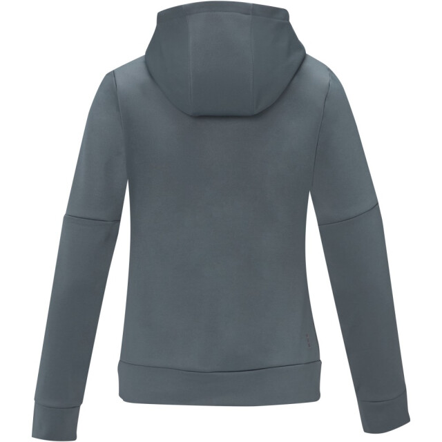 Elevate Life Dames anorak hooded half zip sweatshirt UTPF4080_steelgrey large