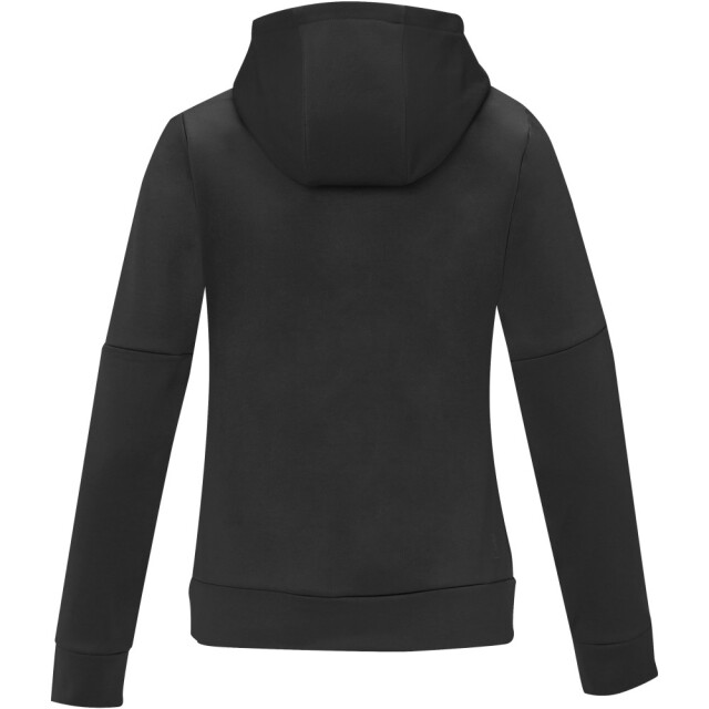 Elevate Life Dames anorak hooded half zip sweatshirt UTPF4080_solidblack large