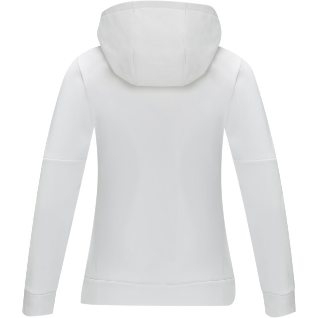 Elevate Life Dames anorak hooded half zip sweatshirt UTPF4080_white large