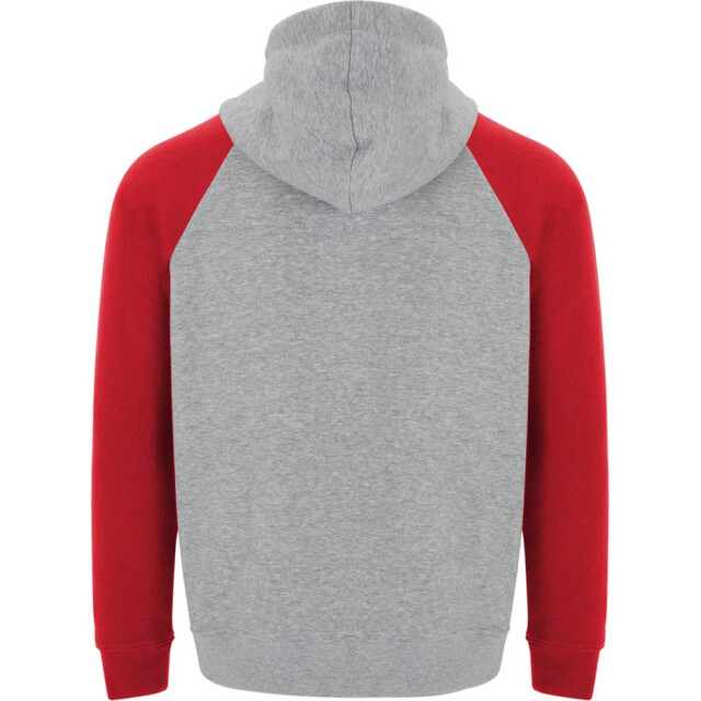 Roly Badet tweekleurige hoodie kinderen/kinderen UTPF4552_heathergreyred large