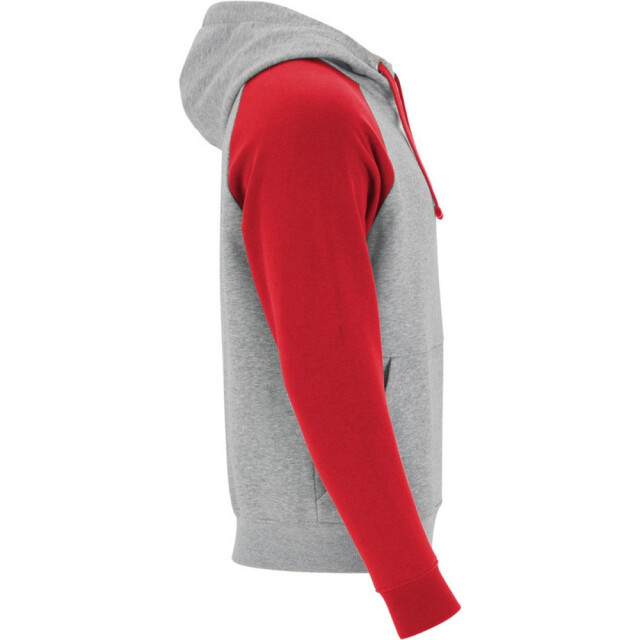 Roly Badet tweekleurige hoodie kinderen/kinderen UTPF4552_heathergreyred large