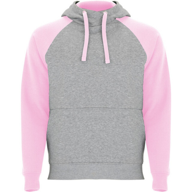 Roly Badet tweekleurige hoodie kinderen/kinderen UTPF4552_heathergreylightpink large