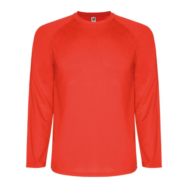 Roly Heren montecarlo sport t-shirt met lange mouwen UTPF4574_red large
