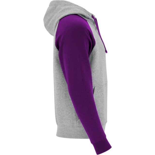 Roly Badet tweekleurige hoodie kinderen/kinderen UTPF4552_heathergreypurple large