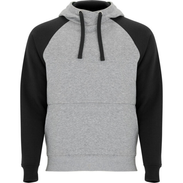 Roly Badet tweekleurige hoodie kinderen/kinderen UTPF4552_heathergreysolidblack large