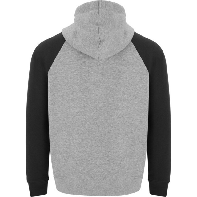 Roly Badet tweekleurige hoodie kinderen/kinderen UTPF4552_heathergreysolidblack large
