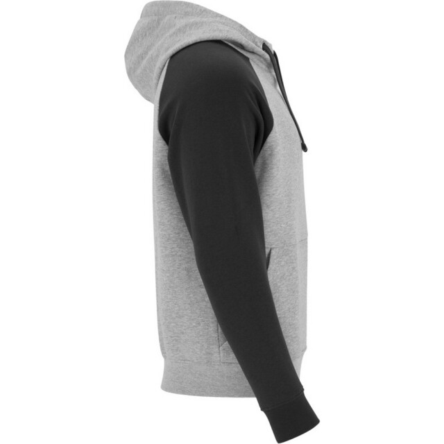 Roly Badet tweekleurige hoodie kinderen/kinderen UTPF4552_heathergreysolidblack large