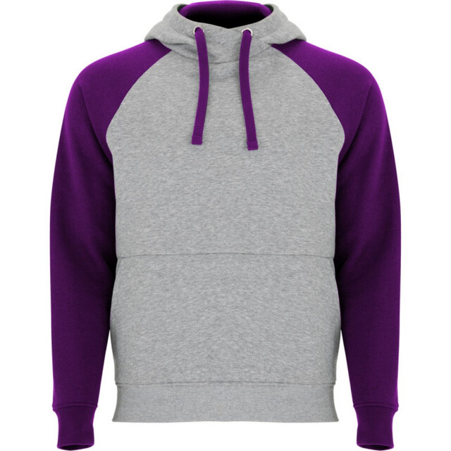 Roly Badet tweekleurige hoodie kinderen/kinderen UTPF4552_heathergreypurple large