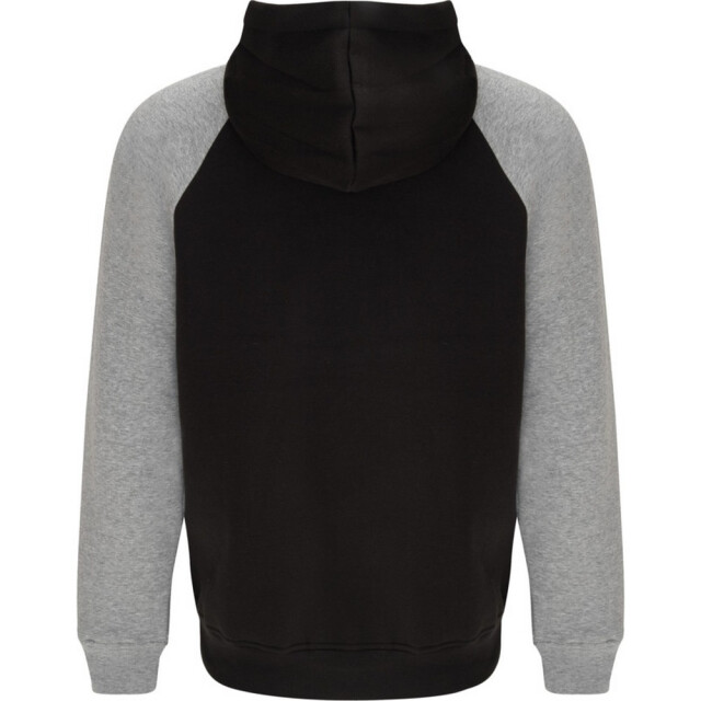 Roly Badet tweekleurige hoodie kinderen/kinderen UTPF4552_solidblackheathergrey large