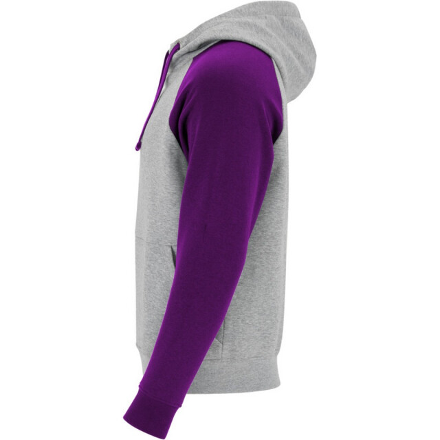 Roly Badet tweekleurige hoodie kinderen/kinderen UTPF4552_heathergreypurple large