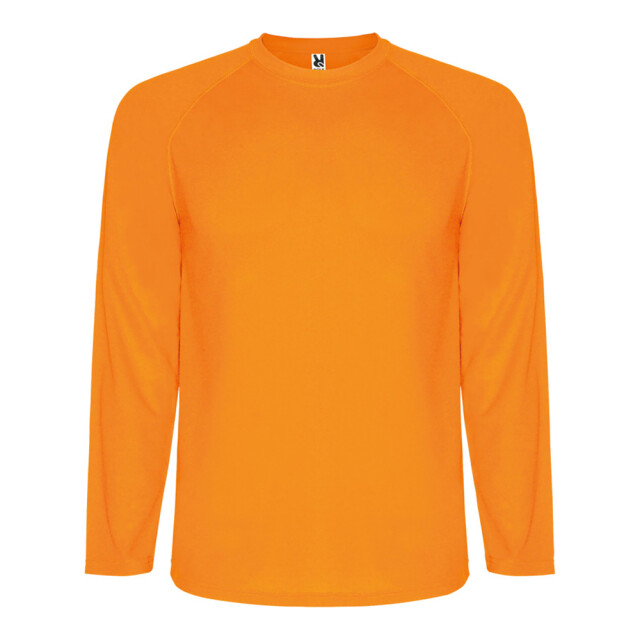 Roly Heren montecarlo sport t-shirt met lange mouwen UTPF4574_fluorescentorange large