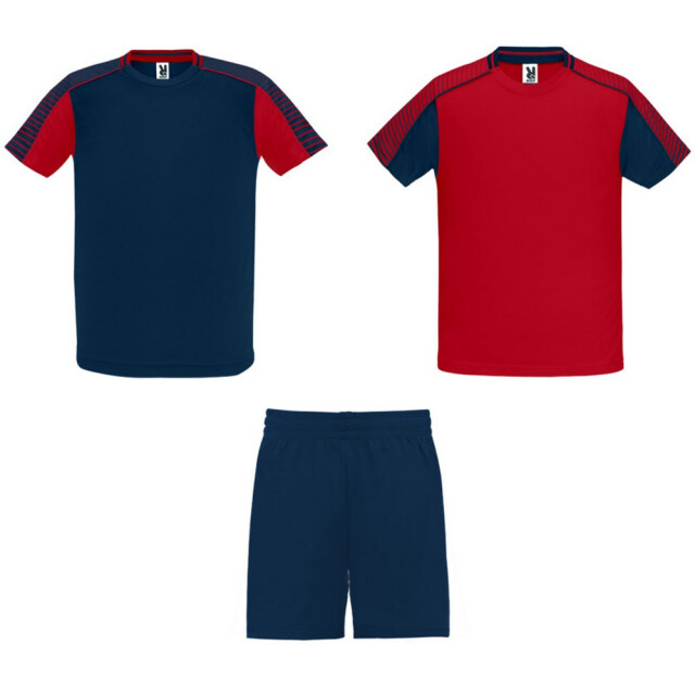 Roly Unisex volwassen juve sports sportset UTPF4439_rednavyblue large