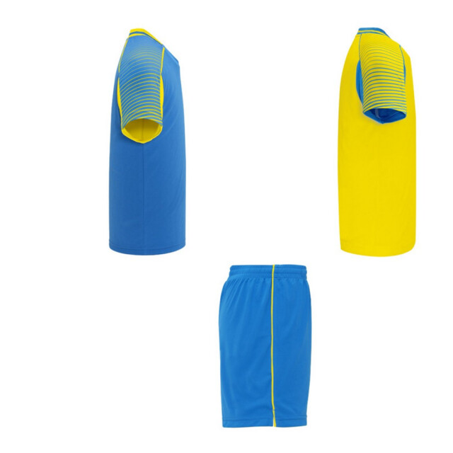 Roly Unisex volwassen juve sports sportset UTPF4439_royalblueyellow large