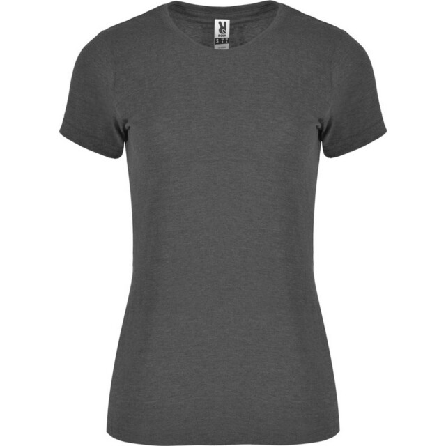 Roly Dames fox heather t-shirt met korte mouwen UTPF4531_blackheather large