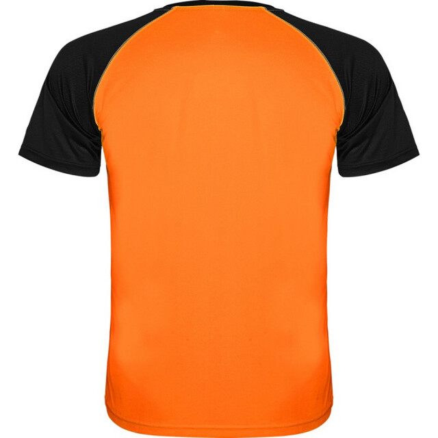 Roly Unisex volwassen indianapolis sport t-shirt met korte mouwen UTPF4436_solidblack large