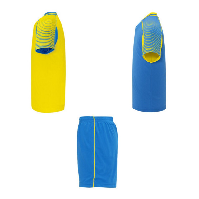 Roly Unisex volwassen juve sports sportset UTPF4439_royalblueyellow large
