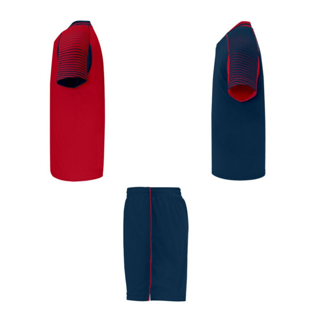 Roly Unisex volwassen juve sports sportset UTPF4439_rednavyblue large
