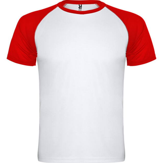 Roly Unisex volwassen indianapolis sport t-shirt met korte mouwen UTPF4436_red large