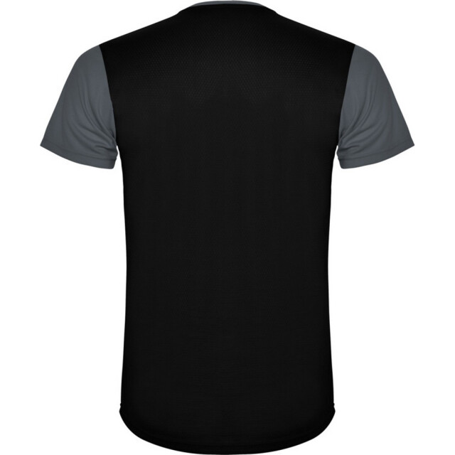 Roly Unisex detroit sport t-shirt met korte mouwen voor volwassenen UTPF4445_ebonysolidblack large
