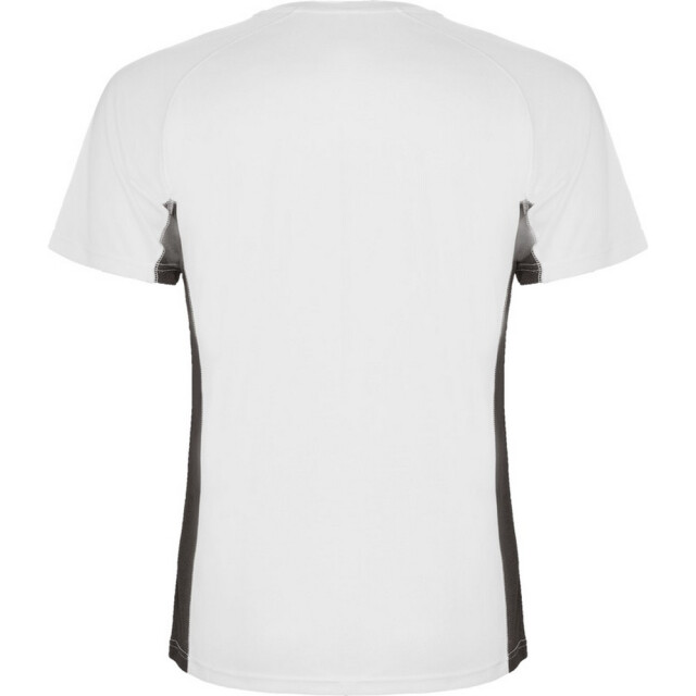 Roly Heren shanghai sport t-shirt met korte mouwen UTPF4434_whitedarklead large