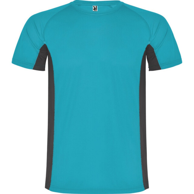 Roly Heren shanghai sport t-shirt met korte mouwen UTPF4434_turquoisedarklead large