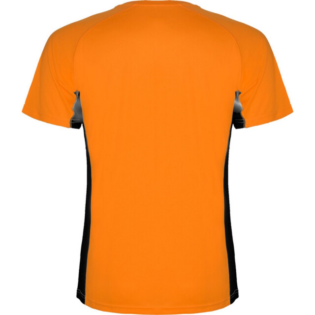 Roly Heren shanghai sport t-shirt met korte mouwen UTPF4434_fluorescentorangesolidblack large