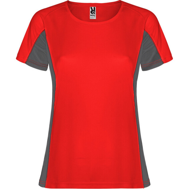 Roly Dames shanghai sport t-shirt met korte mouwen UTPF4435_reddarklead large