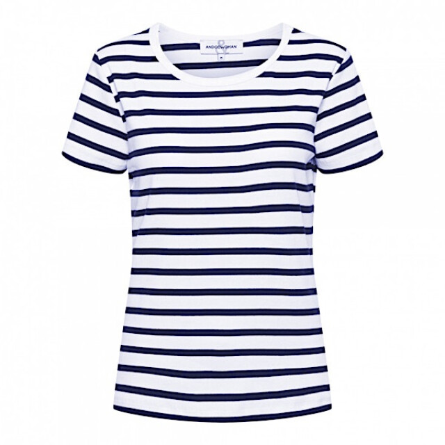 &Co Woman &co women top savi stripe navy multi Savi stripe - Navy multi large