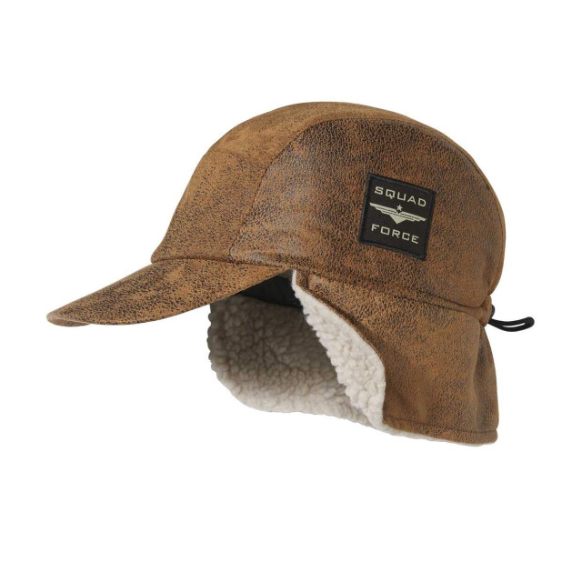 Atlas For Men Waterafstotende pet van imitatiesuède UTAF1479_brown large