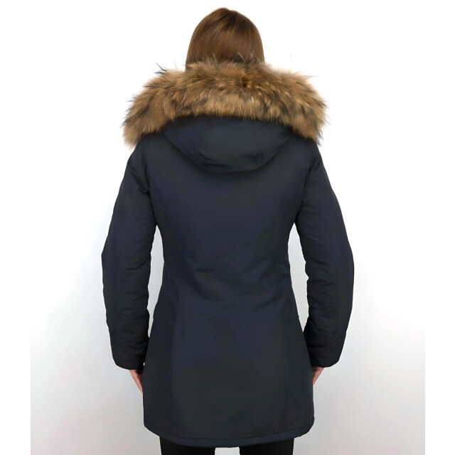 TheBrand Parka jas met bontkraag LB280PM-B large