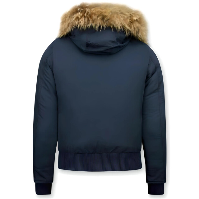 Gentile Bellini Korte winterjas met bontkraag DM8815-5 large