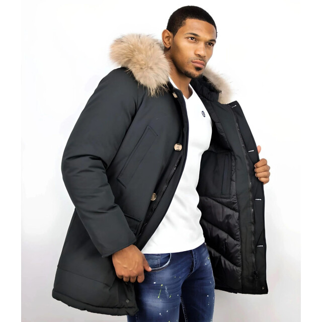 Enos Parka jas met bontkraag PI-7003Z I PI-7101-Z large
