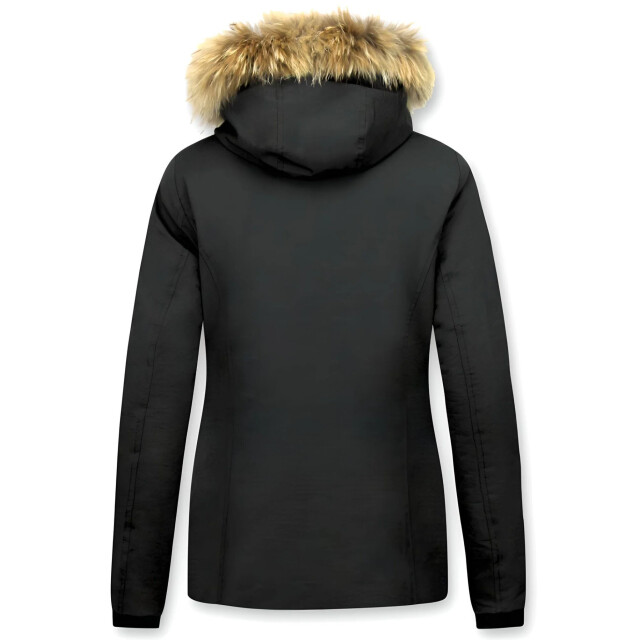 Beluomo Bontjassen winterjas wooly kort 5898Z large