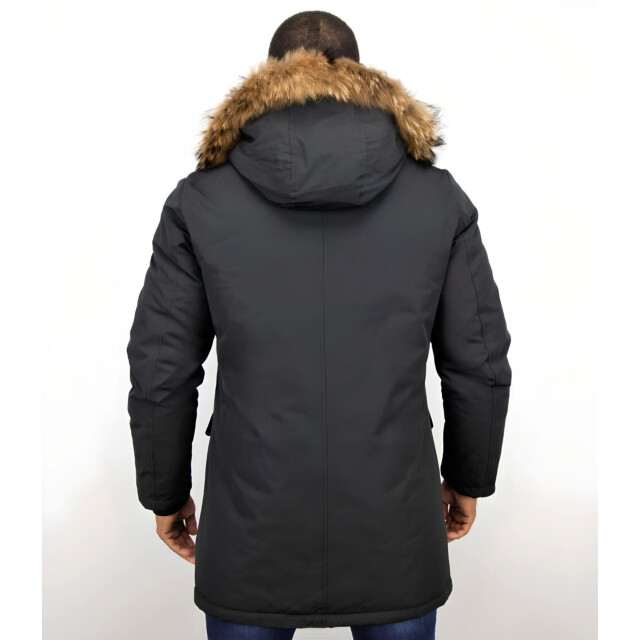 Enos Parka jas met bontkraag PI-7012Z I DV-7103-Z large