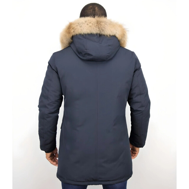Enos Parka jas met bontkraag PI-7012N I DV-7103-B large