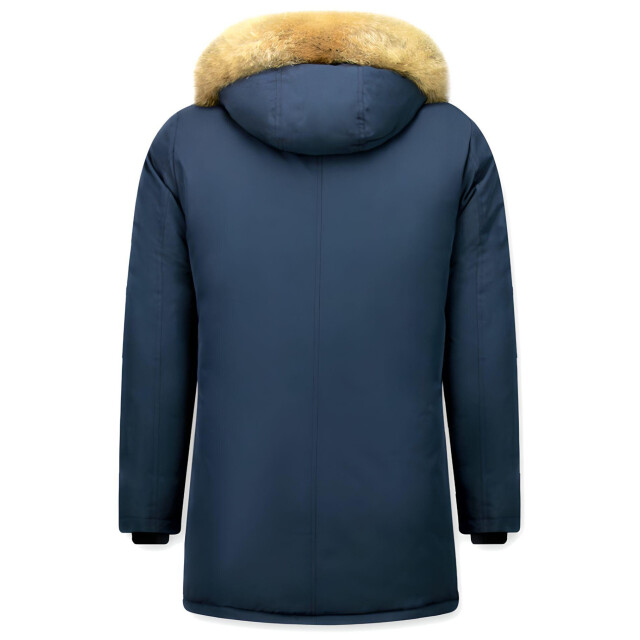 Enos Parka jas met bontkraag PI-7012N I DV-7103-B large