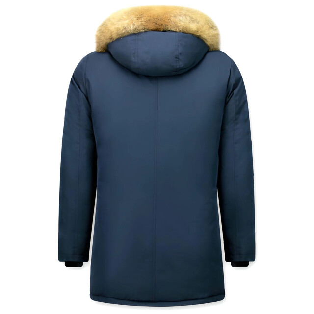 Enos Parka jas met bontkraag PI-7012N I DV-7103-B large