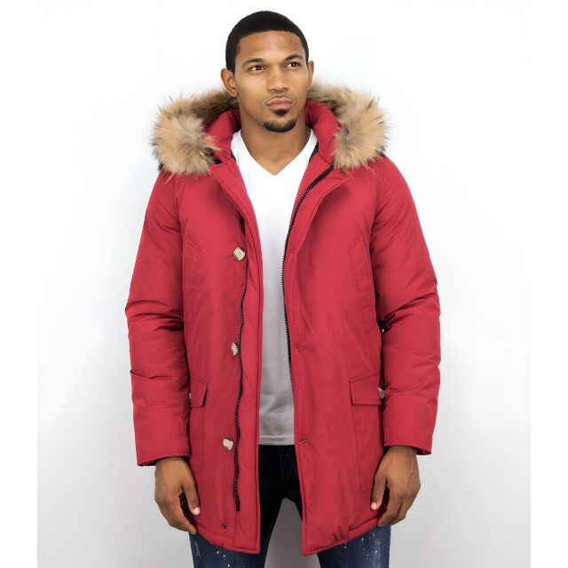 Enos Parka jas met bontkraag PI-7003R I PI-7101-R large
